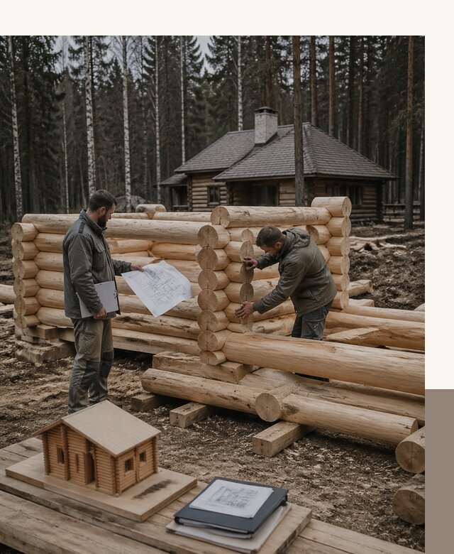 Проектирование и строительство домов из бревна в Ростове-на-Доне
